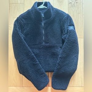 ALO Yoga Shanti Half Zip Sherpa Jacket
